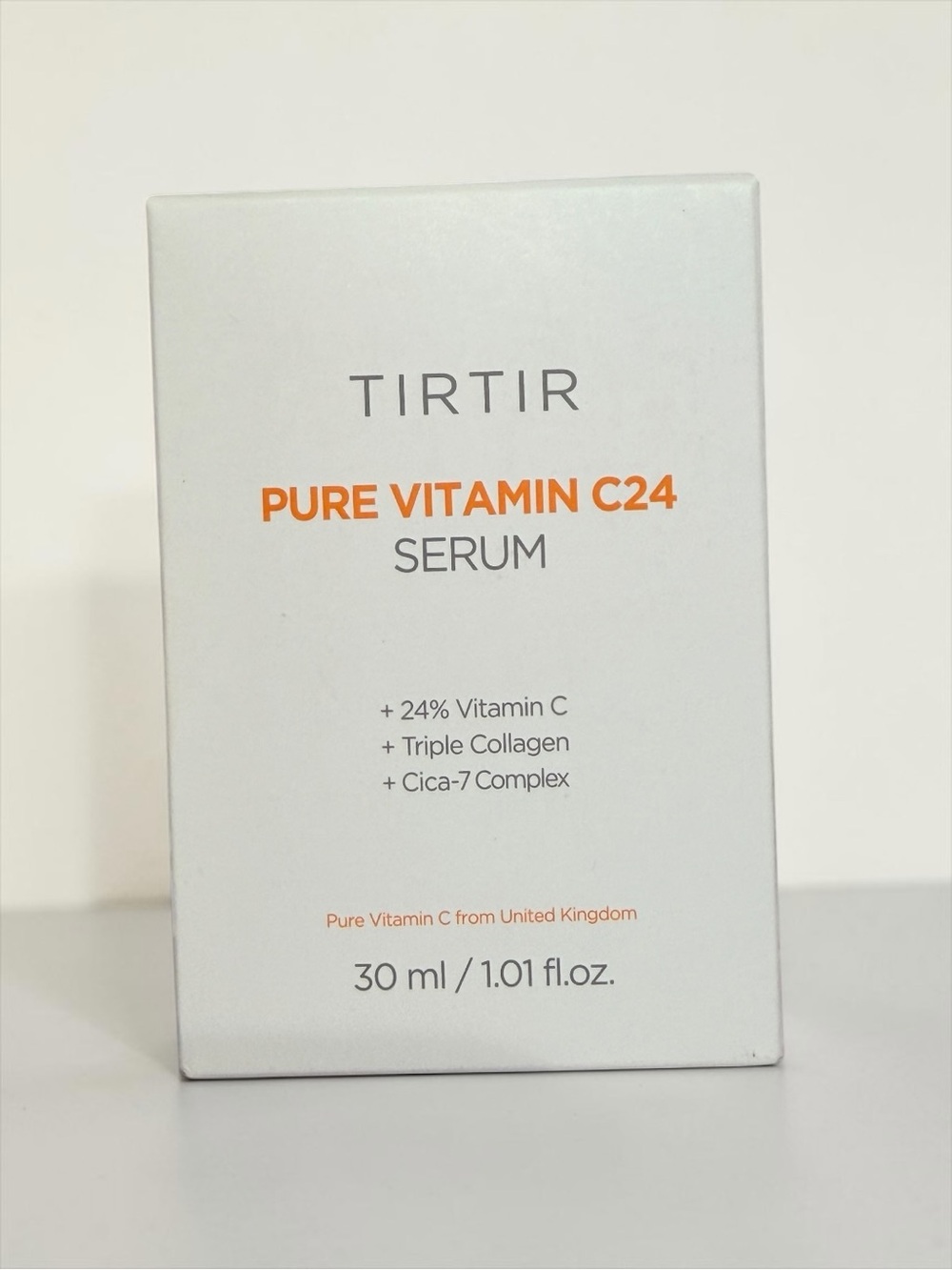 TIRTIR Pure Vitamin C24 Serum w/ Triple Collagen & Cica-7 Complex (30ml) (NIB)